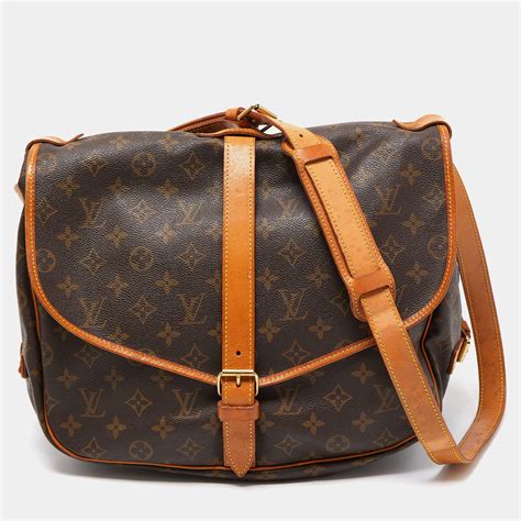 louis vuitton monogram canvas saumur 35